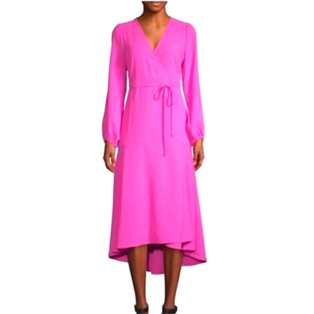 Maxi hi low wrap dress nwt